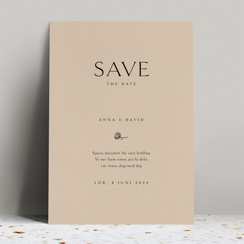 david - save the date - Bröllop